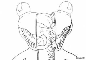 Раскраска Разрезанный Оранж