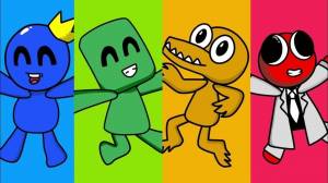 Арты радужные друзья роблокс