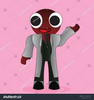 Rainbow Friends Red New Roblox Character