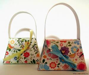 Сумочки из бумаги