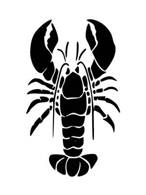 Трафарет рак