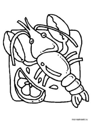 Раскраска Рак