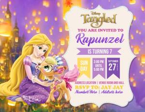 Шаблон по Рапунцель