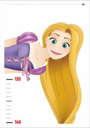 Шаблон Ростомер Рапунцель