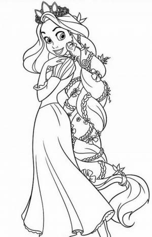Раскраски Принцессы Диснея