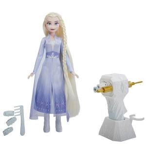Кукла Эльза Disney Princess, Холодное сердце 2 Магия причесок от Hasbro, e7002-e6950