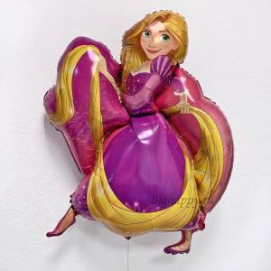 Большой фольгированный шар принцесса Рапунцель
