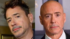 Лысый Роберт Дауни