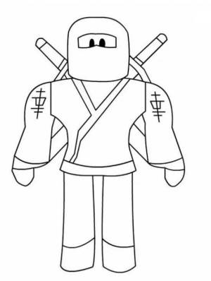 Раскраски роблокс собака