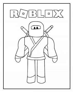 Раскраски Роблокс скины донатеров