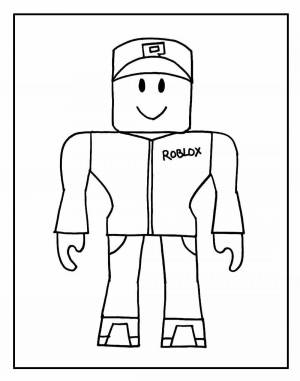 Раскраски Роблокс скины донатеров