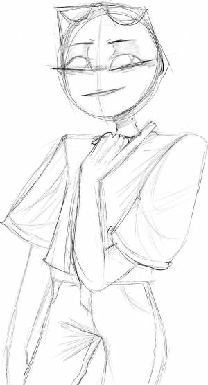 Набросок для арта роблокс