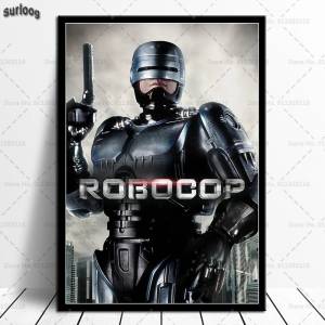Плакаты и принты Robocop, популярный настенный плакат из классического фильма, Картина на холсте для украшения дома
