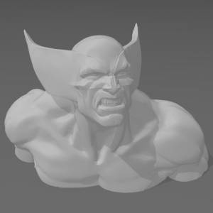 Файл STL Бюст головы Росомахи [Marvel] ・Шаблон для 3D-печати для загрузки・Cults