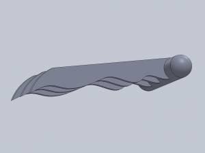 Бесплатный STL файл коготь росомахи・Шаблон для 3D-печати для загрузки・Cults