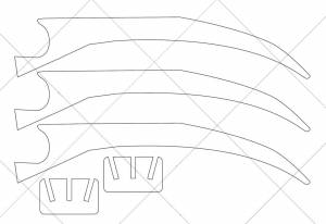Как сделать бумажные когти
