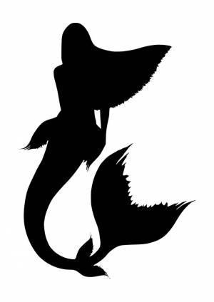 Трафареты Русалка