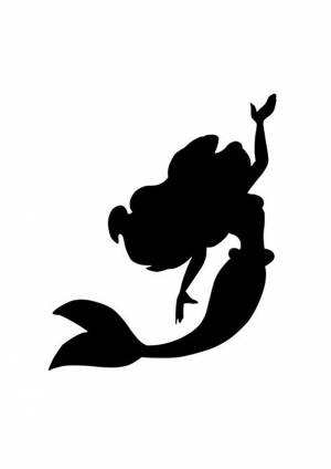 Трафареты Русалка