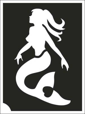 Трафареты Русалок