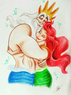 Картинки папа ариэль