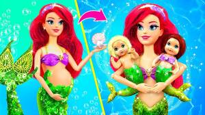 Ариэль станет мамой! 30 идей для кукол