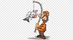 Наклейка Рыбак Наклейка Рыбалка, Рыбалка, стикер, мультфильм, вымышленный персонаж png