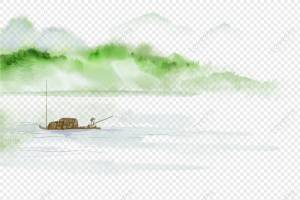 Китайский стиль пейзажный рыбак изображение_Фото номер 400946220_PSD Формат изображения_ru