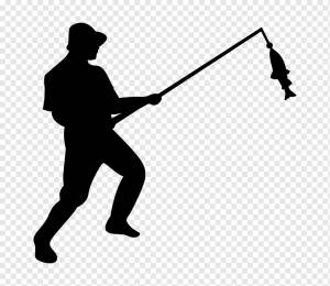 Рыбалка Рыбак Силуэт, Рыбалка, угол, логотип, монохромный png