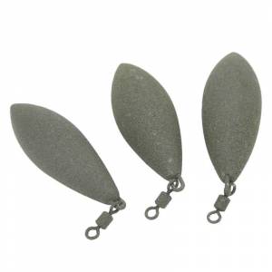 Грузило рыболовное с низким сопротивлением, комплект гирь овальной формы, рыболовное снаряжение с Вертлюгами для рыбалки