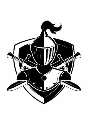 Трафареты Рыцарь