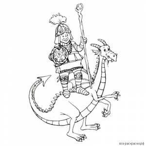 Раскраски кот рыцарь