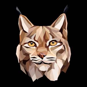 Морда рыси рисунок