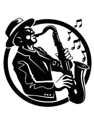 Трафареты Саксафона