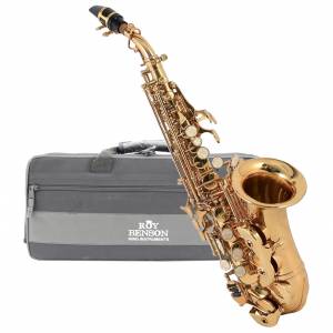 саксофон сопрано Bb Roy Benson Sg-302 изогнутой формы, цены в Москве на Мегамаркет