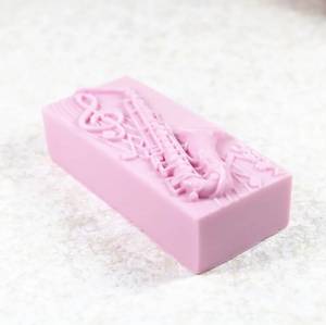 Форма для саксофона S483, художественная сконовая 3D форма для мыла, ремесленные формы «сделай сам», формы для свечей ручной работы