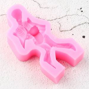 Саксофон Скелет Сконовые формы для мыла форма для выпечки DIY Инструменты для украшения торта на Хэллоуин форма для шоколада формы для мастики