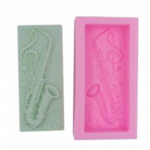 Саксофон дизайн мыла DIY сконовая форма для мыла ручной работы сконовые формы для мыла
