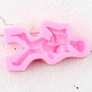 Саксофон Скелет Сконовые формы для мыла форма для выпечки DIY Инструменты для украшения торта на Хэллоуин форма для шоколада формы для мастики