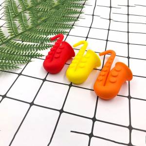 Устройство против перелива для приготовления пищи, динамик, сконовая крышка в форме саксофона, приподнятое устройство против перелива, креативный кухонный инструмент