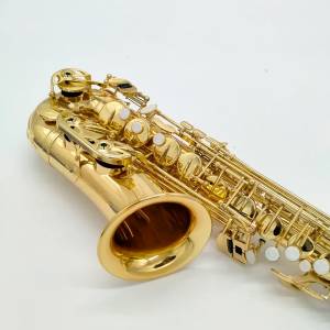 Высококачественный искусственный альт-саксофон E-flat с одной структурой, профессиональный джазовый инструмент, альт-саксофон, ручная резка, шаблон Сакса