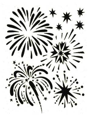 Трафареты Салюта