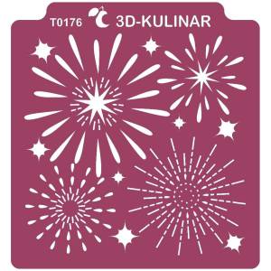 Трафарет  Фейерверк