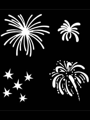 Трафареты Салюта