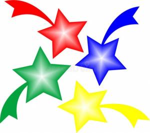 Картинки звезды для оформления окон к 9 мая