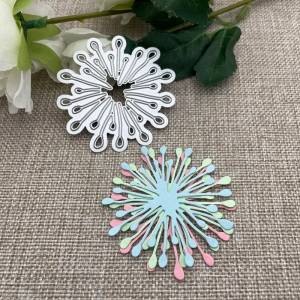 Фейерверк цветы металлические штампы трафареты для «сделай сам» Скрапбукинг декоративное тиснение ручная работа штамповочный шаблон форма