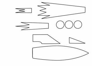 Шаблоны и трафареты для аппликаций из бумаги