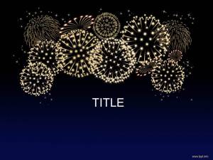 Шаблон презентации PowerPoint Салют