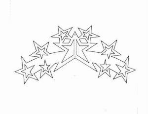 Трафареты салюта для вырезания из бумаги