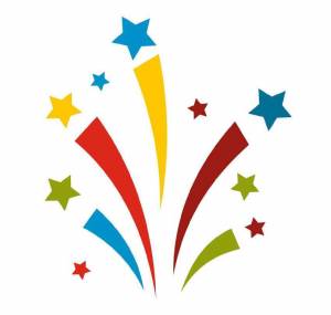 Салют шаблон для вырезания