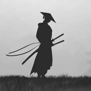 Самурай трафарет